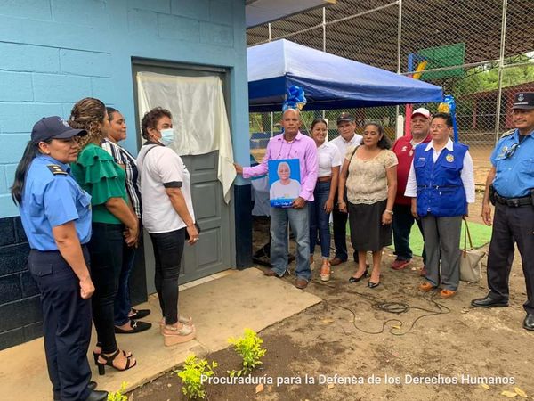 Delegada Territorial de la PDDH en León y Chinandega participó en la Inauguración de la Comisaría de la Mujer en el municipio de Telica.