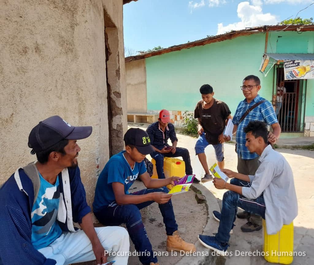 Visitas directas a familia de Ciudad Antigua, departamento de Nueva Segovia.