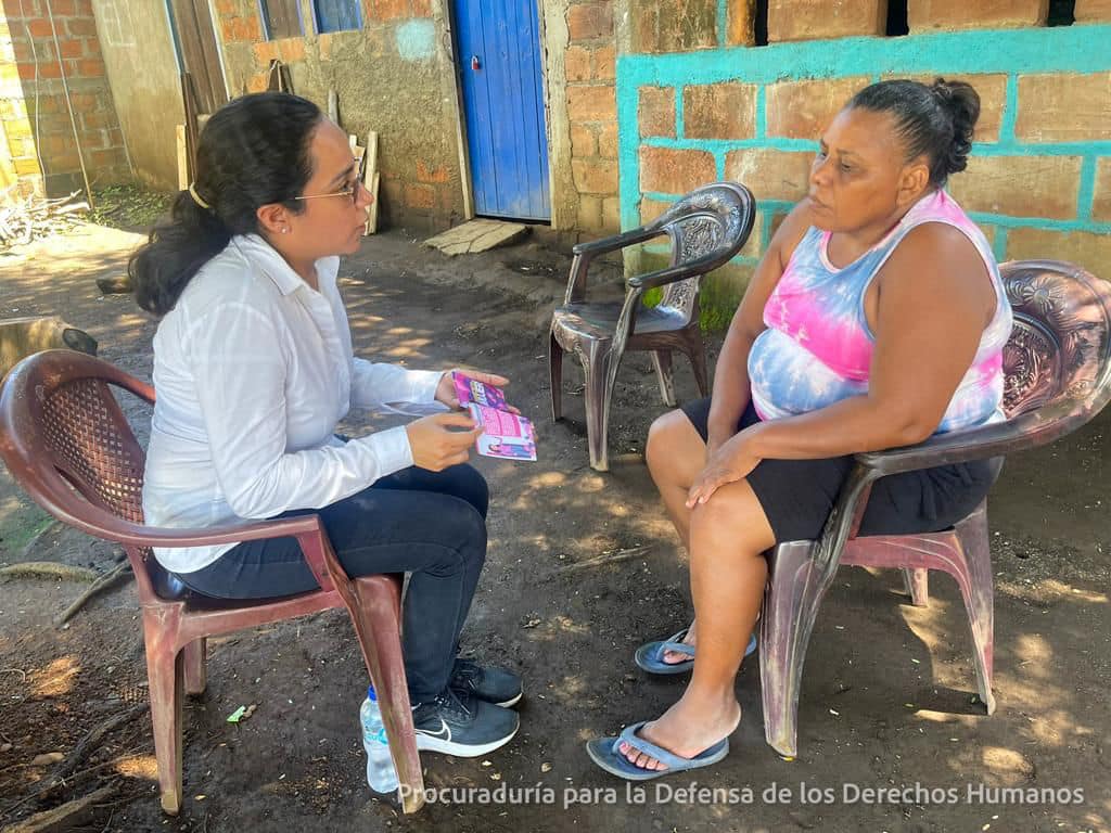 Continuamos visitando a familias del municipio de León