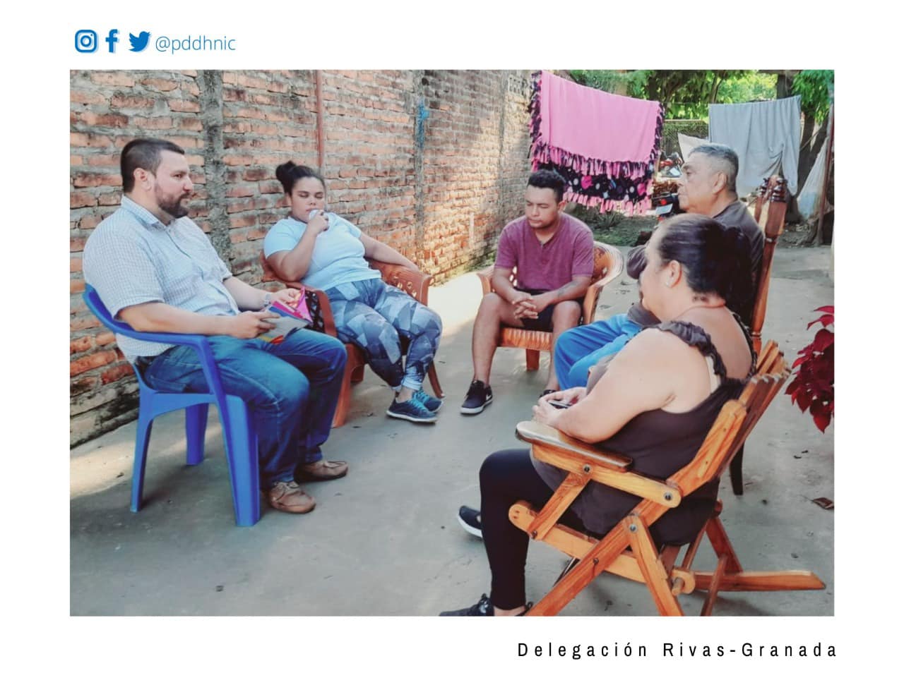 Delegaciones de la PDDH visita a familias de todo el país.