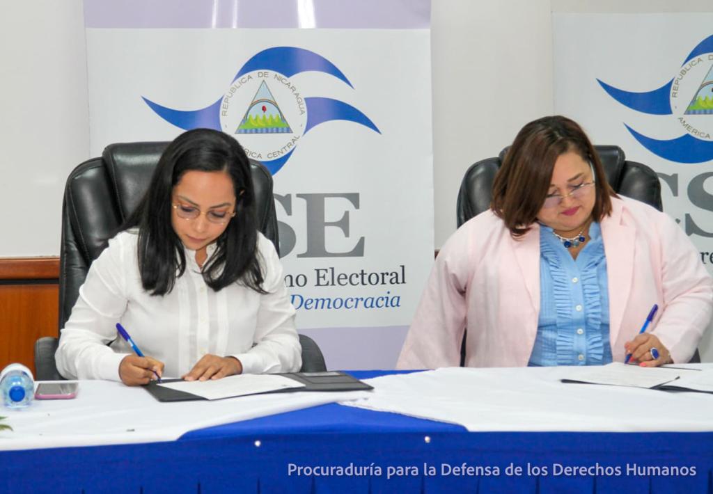 La PDDH firma convenio con el CSE para garantizar participación de Procuradores Electorales en Elecciones Municipales 2022.