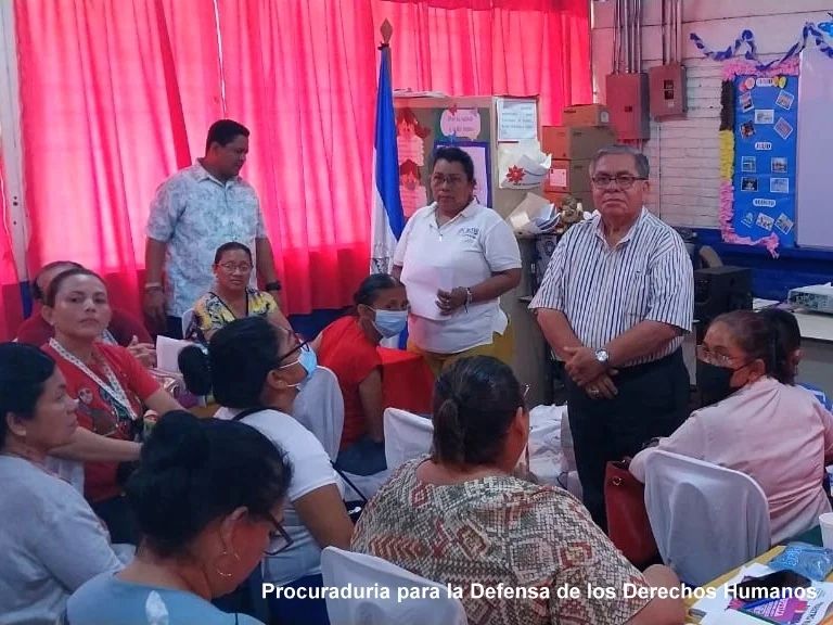 Procurador Especial de Participación Ciudadana compartió con docentes del Colegio Gaspar García Laviana de Tipitapa