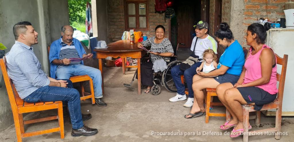 Visitas directas a familias de Moyogalpa, Isla de Ometepe