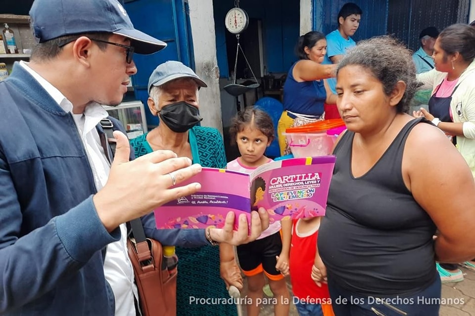 Visita directa en el municipio de Masaya