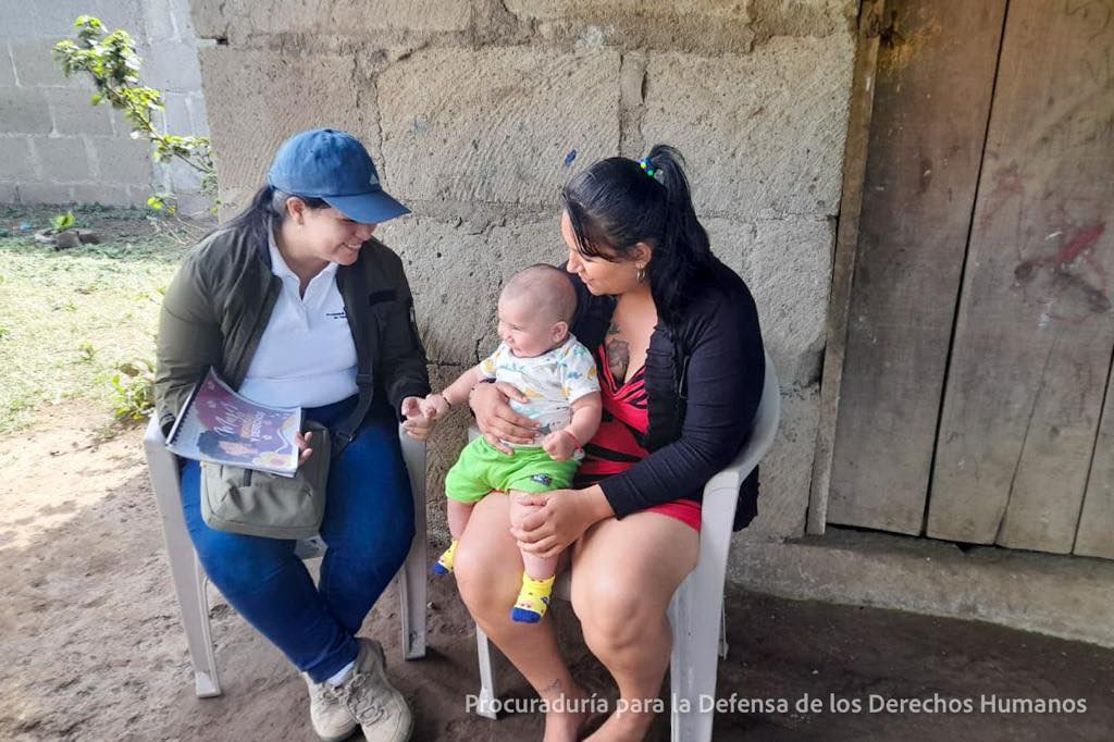 Visitas directas de la PDDH a familias de San Marcos, Departamento de Carazo