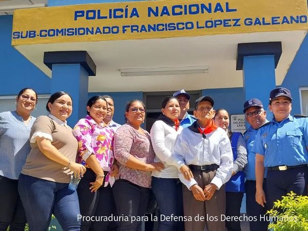 PDDH participó en inauguración la comunidad Las Salinas de Nahulapa, en el Municipio de Tola, Rivas.