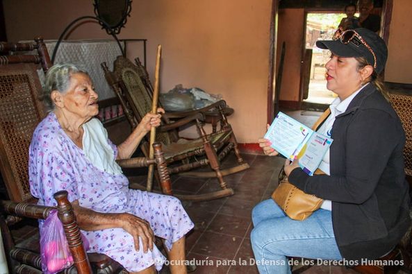 La PDDH continua visitando a las familias de Nandaime